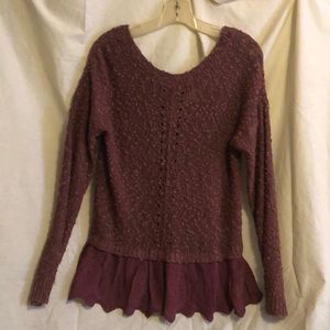 Altard State vintage boho look  Sweater L Mauve
